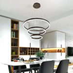 Three Ring Medium Modern Chandelier - Image 3