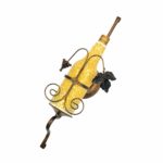 Wine Bottle Designed Yellow Wall Light