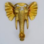 Artistic Golden Color Elephant Wall Light - Image 2