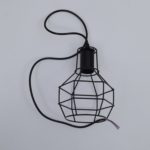 Vintage Metal Cage Wall Light - Image 2