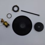 Vintage Antique Holder Wall Lamp With Black Lamp Shade - Image 3