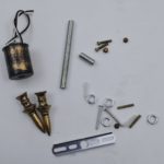 Antique Black and Gold Wall Light - Image 7