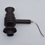 Wooden Glass Amber Wall Light - Image 5