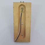 Coffee Color Wooden Canopy Wall Lamp With White Lamp Head - Image 4