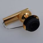 Simple Minimal Gold Plated Base Glass Combination Wall Light - Image 3