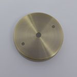 Wall Light with Antique Bronze Canopy and Glass - Image 2