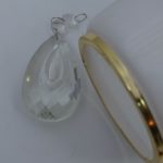 Simple Minimal Gold Plated Base Glass Combination Wall Light - Image 5