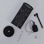 Vintage180 Degree Black Cylindrical Cage Design Wall Light - Image 3