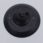 Vintage Rustic Black Metal Cage Wall Light - Image 4