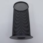 Vintage180 Degree Black Cylindrical Cage Design Wall Light - Image 8