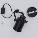 Vintage Black Metal Spot Wall Light - Image 3