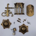 Timeless Indoor outdoor Black and Gold Wall Light - Image 4