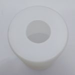 Wooden Canopy Wall Light with White Glass - Image 3