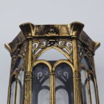 Timeless Indoor outdoor Black and Gold Wall Light - Image 5