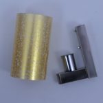 Simple Minimal Yellow Cylindrical Wall Light - Image 5