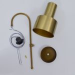 Antique Bronze Wall Light - Image 2