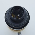 Simple Wall Lamp With Cylindrical Lamp Shade and Wooden Canopy - Image 6