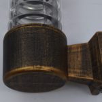 Outdoor Black Gold Wall Lamp - Image 5