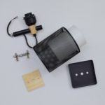 Simple Metal Net Glass Wall Light - Image 6