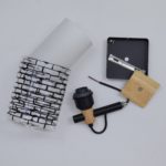Simple Brick Design Glass Wall Lamp - Image 3