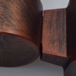 Antique Red Black Outdoor Wall Lamp - Image 2