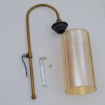 Simple Downfacing Wall Light With Cylindrical Glass - Image 4