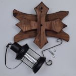 Rustic Wooden Canopy Wall Lamp - Image 4