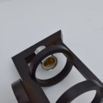 Wooden Cylindrical Glass Wall Light - Image 4