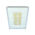 Rectangle shaped ceiling mount light