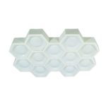 Honeycomb Pattern design ceiling mount light