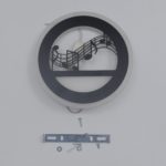 LED Music Icon Pattern Wall Lamp - Image 4