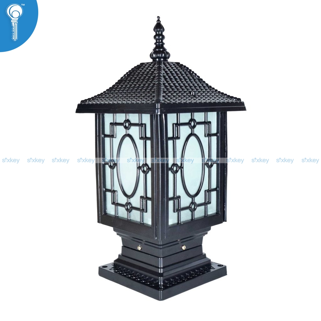 Black Color Gate Light Vintage