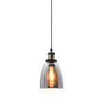 Vintage Glass And Antique Holder Pendant Light - Image 2