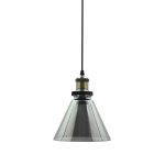 Vintage Glass And Antique Holder Pendant Light