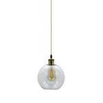Vintage Glass And Antique Holder Pendant Light