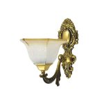 Antique Frozen Glass Wall Light