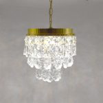 Small Crystal Chandelier With Multimode Light