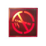 No Smoking Sign Wall Light