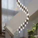 Modern Led Chandelier For Duplex Ceiling (15 Lights)