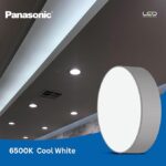 Panasonic Led rimless surface panel light round refresh 12w