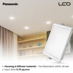 Panasonic Led panel light square 10w