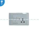 4 Gang Switch with Socket Electra
