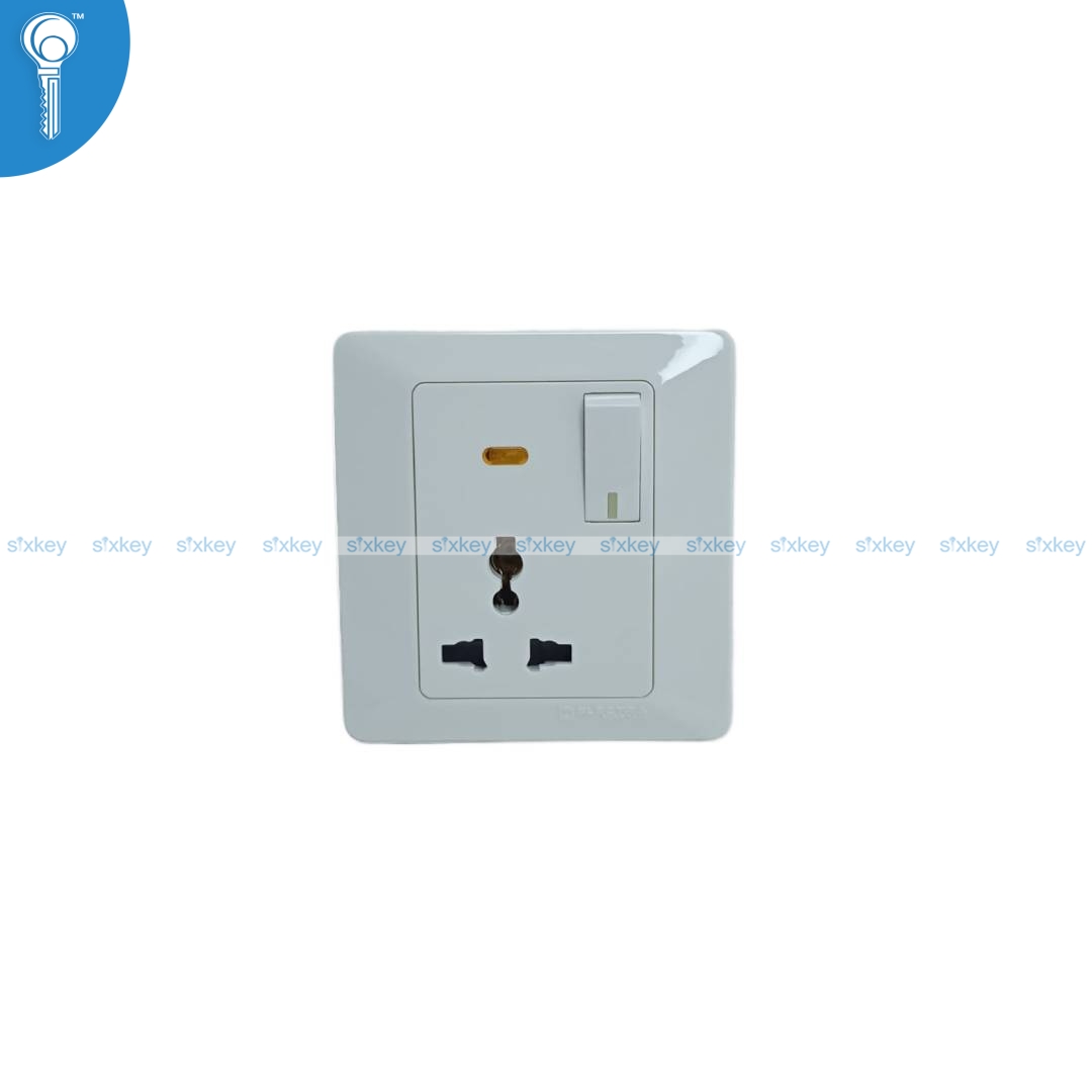 electra-white-socket13 Power Socket 13A Electra - Image 1