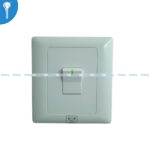 1 Gang Switch Abbal White