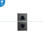 2 Pin Socket Knob Abbal Grey