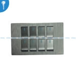 8 Gang Switch Abbal Grey