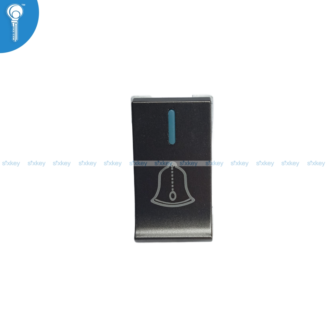 bell-push-knob-abbal-grey Bell Knob Abbal Grey - Image 1