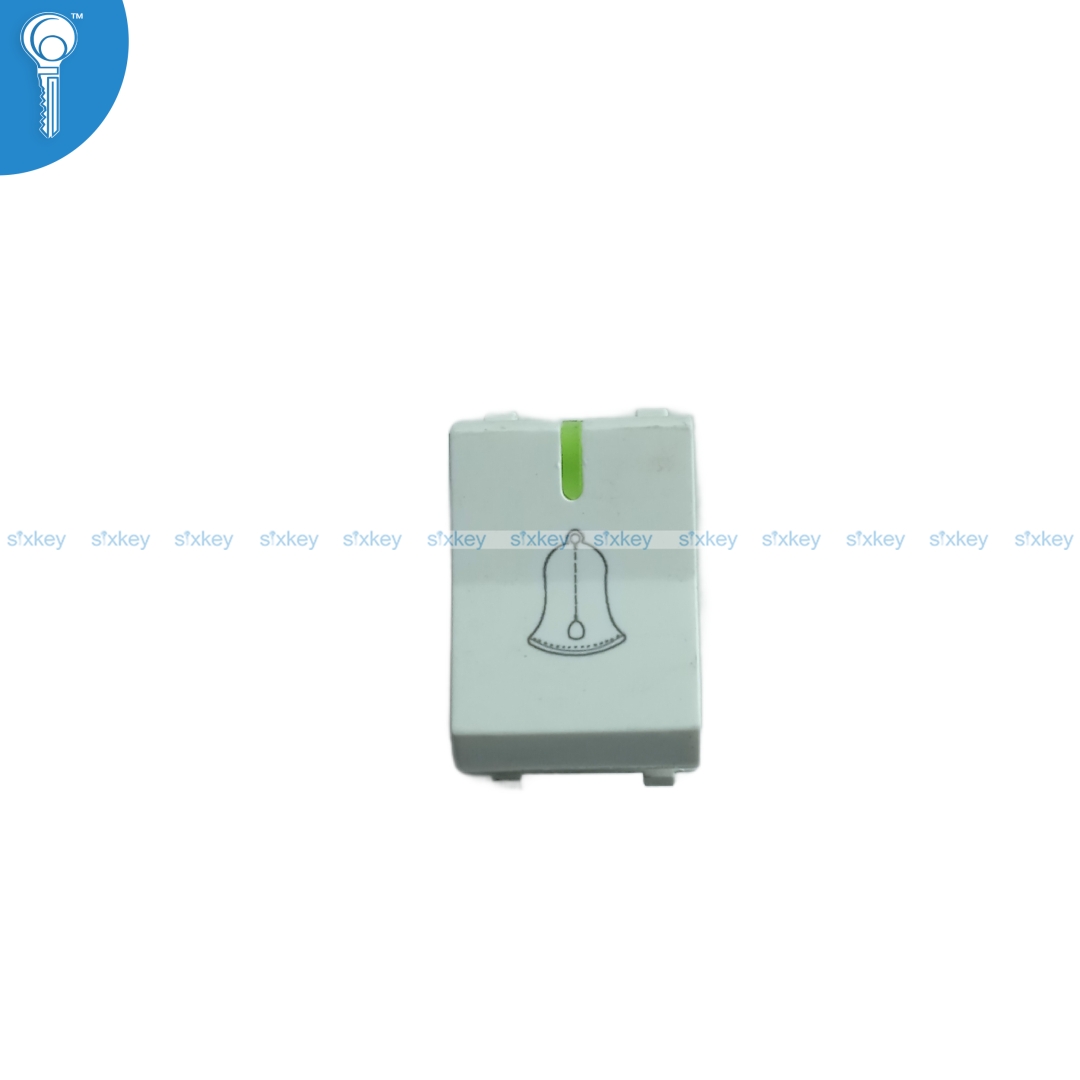 bell-push-knob-abbal-white Bell Knob Abbal White - Image 1