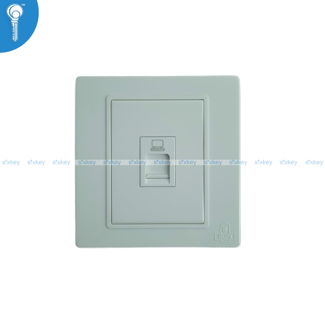 rj45rathiwhite RJ-45 Socket Rathi 3 Pustey - Image 1