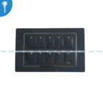 10 Gang Switch Rathi 3 Pustey Dark Grey